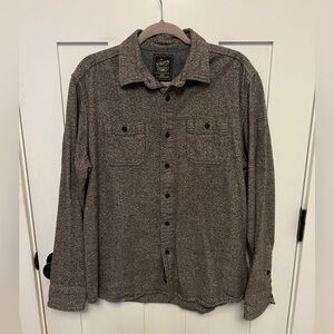 Grayers Heritage Flannels 100% Cotton Long Sleeve button up Shirt Shacket Large